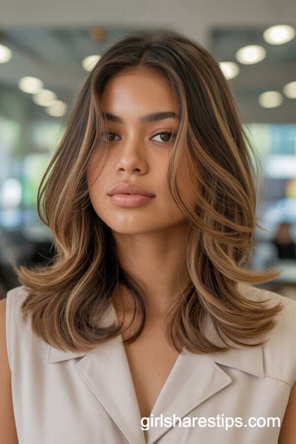 Soft Face-Framing Layers