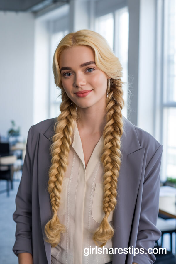 Symmetrical Fishtail Braids