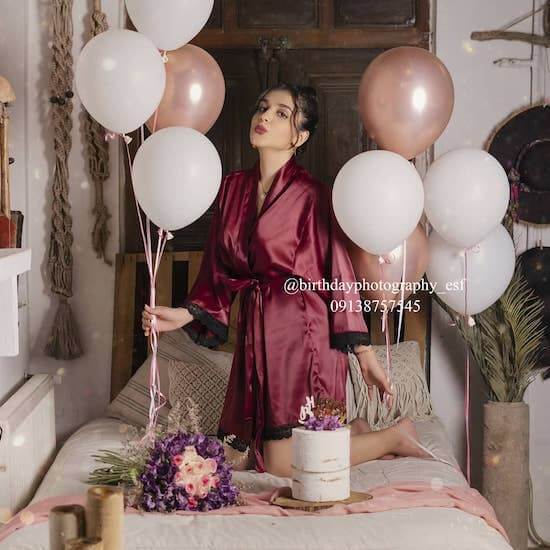 elegant birthday photoshoot ideas