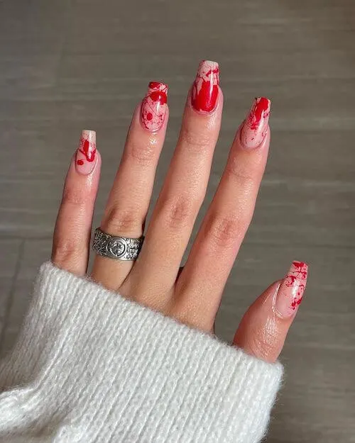 elegant Halloween nail designs