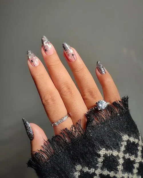 elegant Halloween nail designs