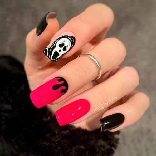 elegant Halloween nail designs