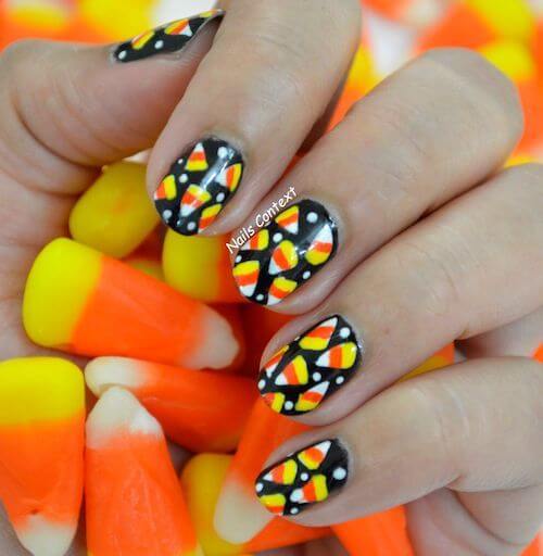 elegant Halloween nail designs