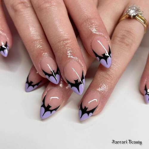 Enchanting Halloween Nail Art Ideas : Bat, Pumpkin, Ghost Green & Purple  Nails I Take You, Wedding Readings, Wedding Ideas, Wedding Dresses