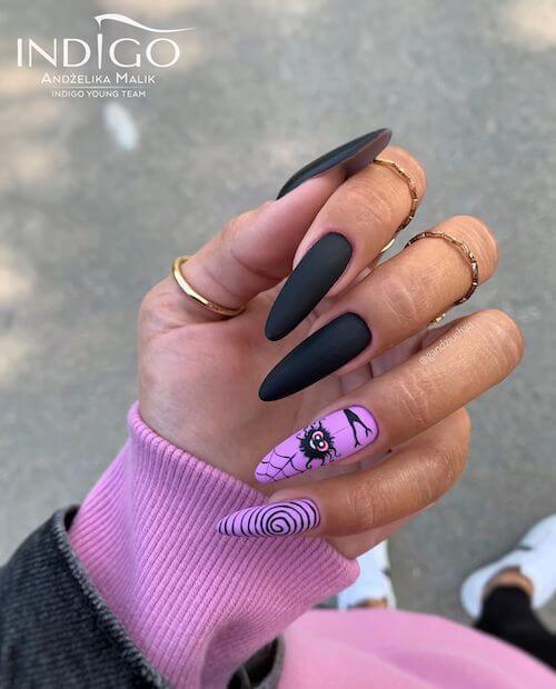 elegant Halloween nail designs