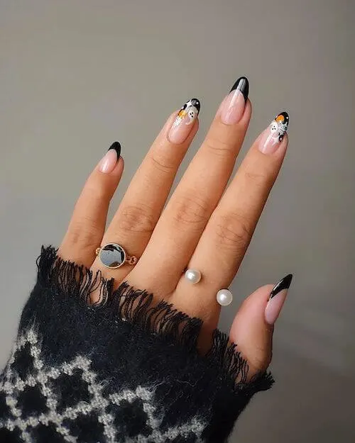 elegant Halloween nail designs