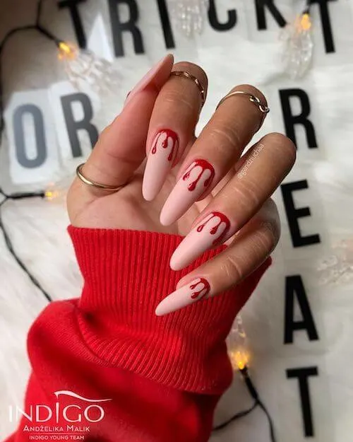 elegant Halloween nail designs