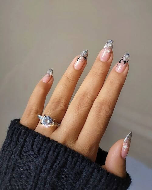 elegant Halloween nail designs