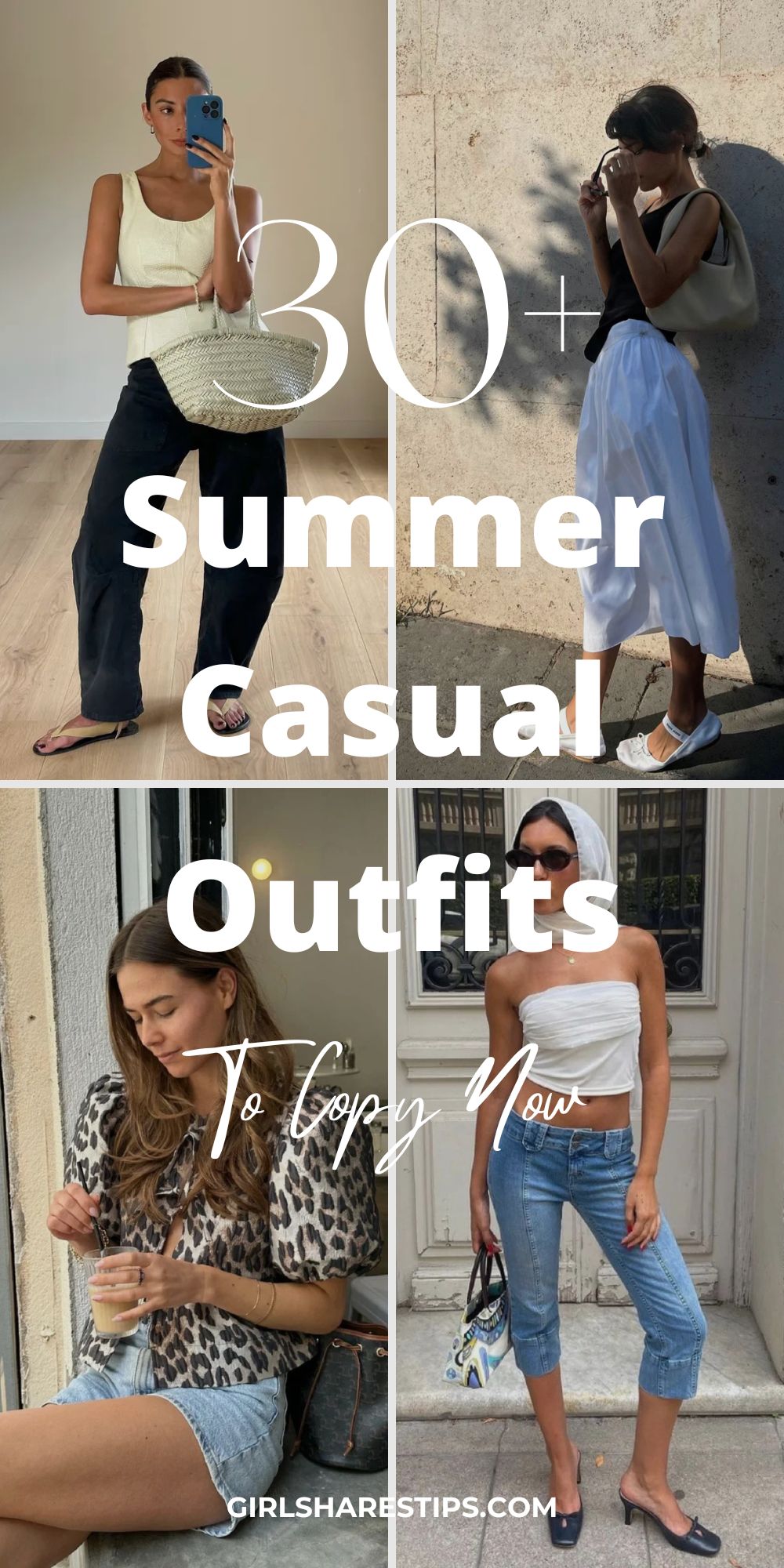 summer casual outfits women collage
