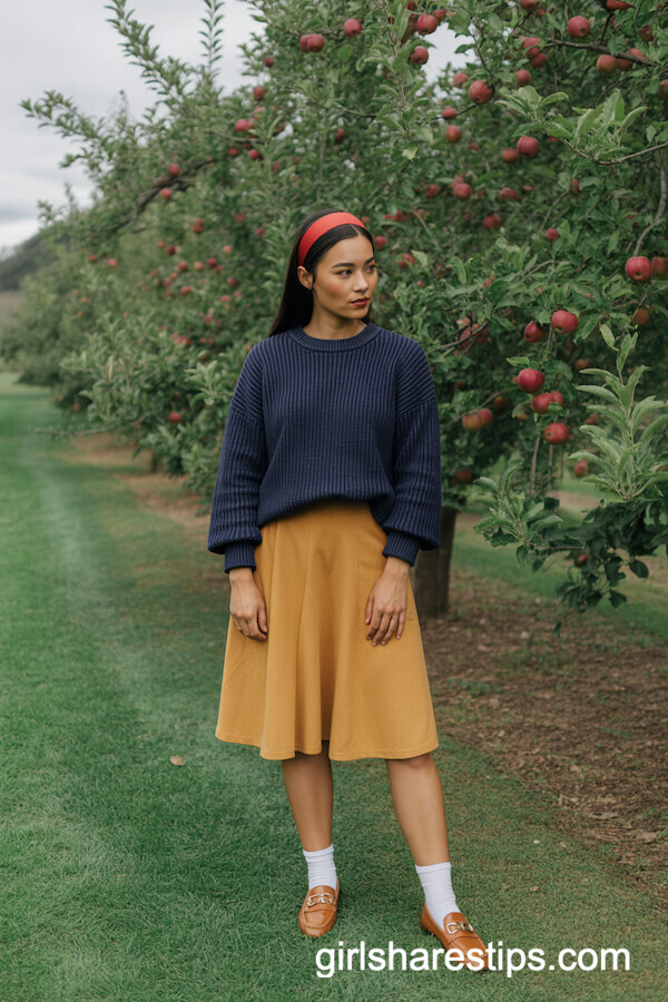 Modern Snow White Orchard Look