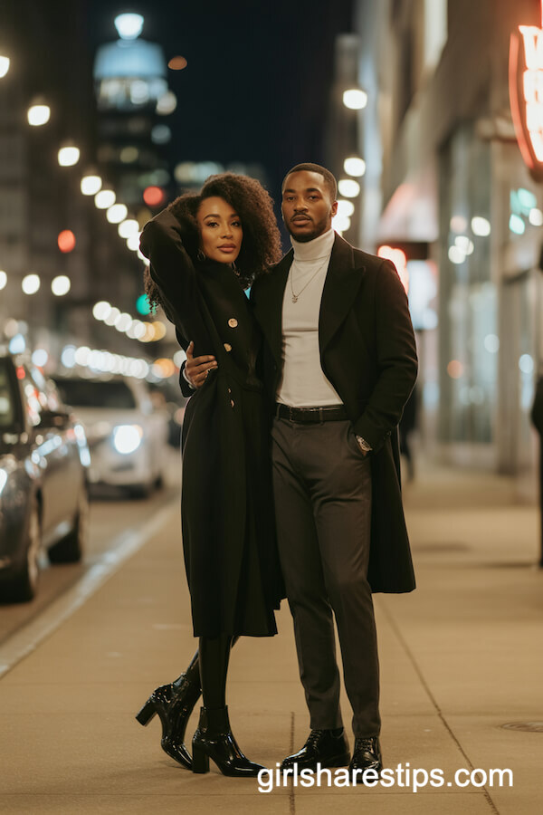 Elegant Coats and Tailored Pants