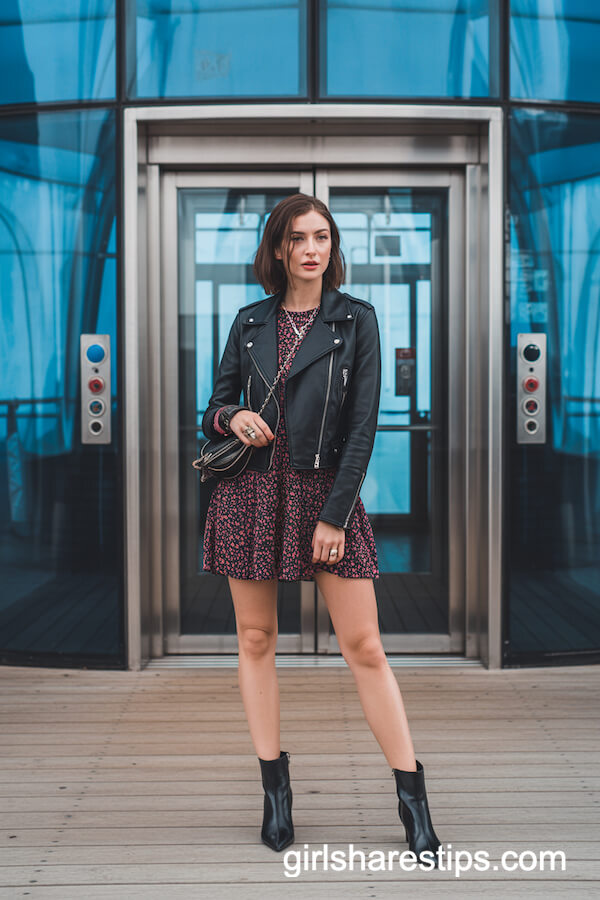 Black Leather Biker Jacket