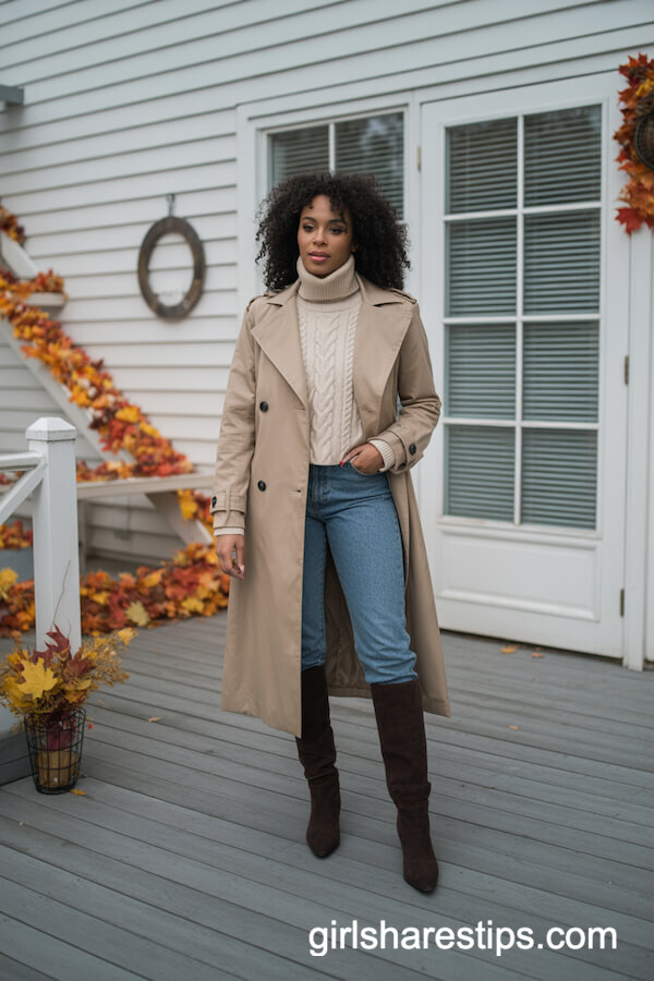 Classic Beige Trench Coat