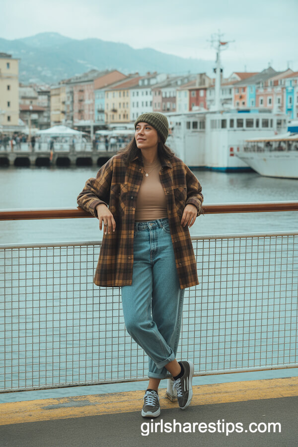 Brown Plaid Shackert Style