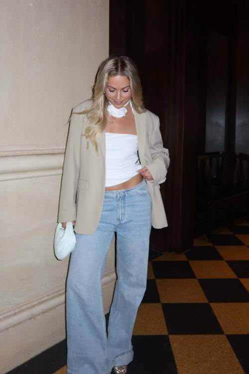 fall dinner date outfit
