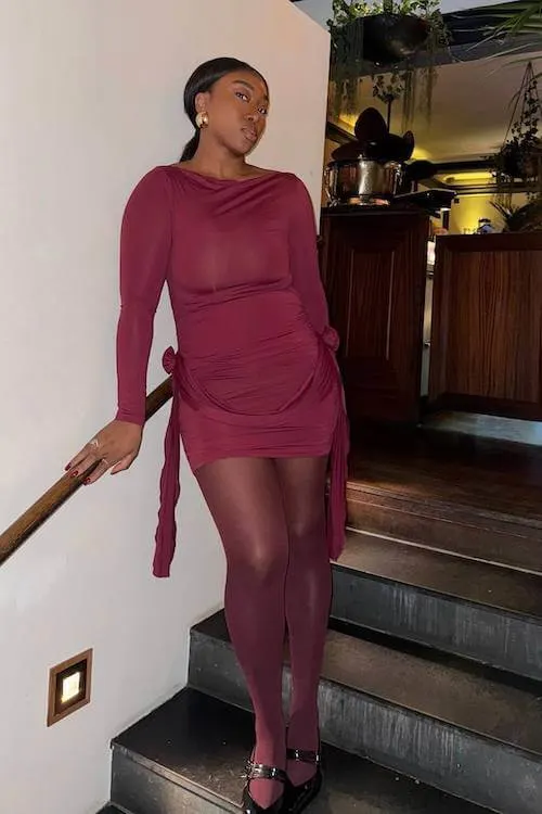 fall dinner date outfit