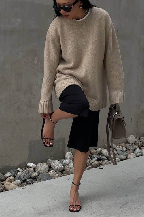 fall dinner date outfit