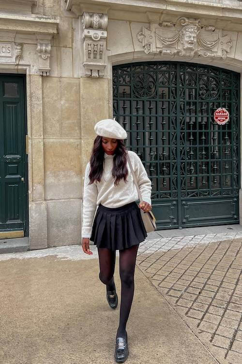 fall dinner date outfit