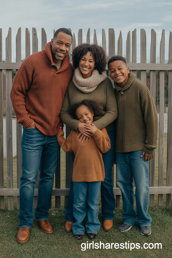 Burnt Orange Layered Sweaters