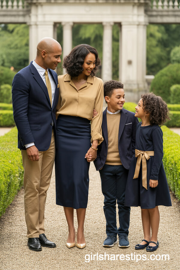 Navy and Gold Estate Elegance