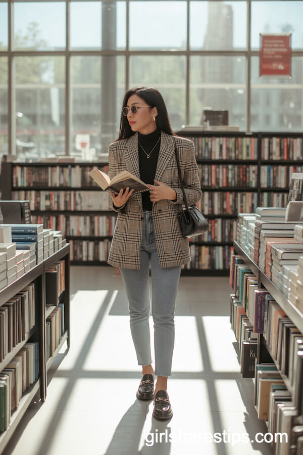 Jean Jacket with Midi Floral Dress and Ankle Boots