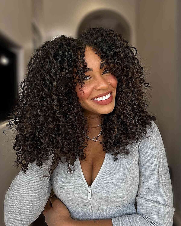 Defined Natural Curly Fro
