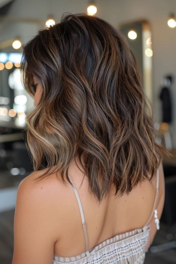 Soft Balayage Beach Waves
