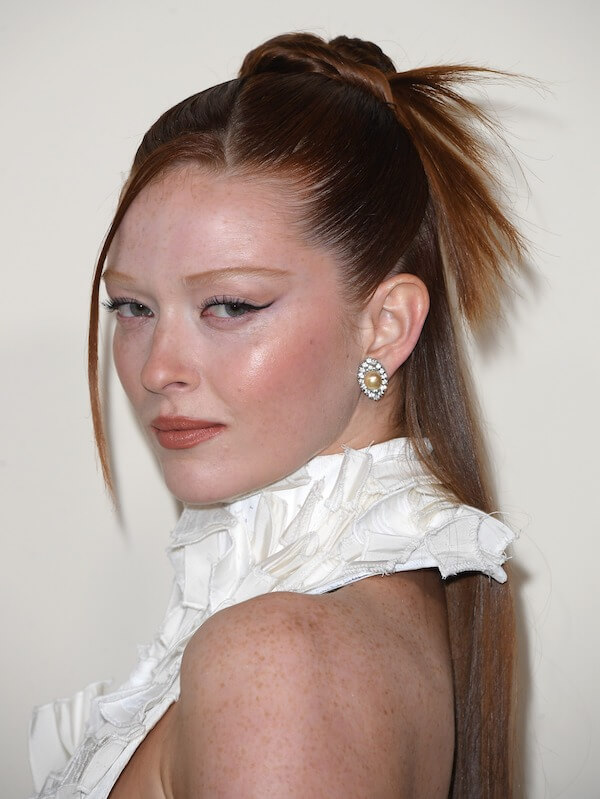Sleek High Ponytail with Braid