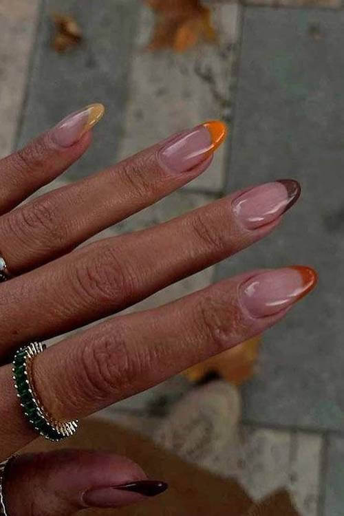 fall minimalist nails