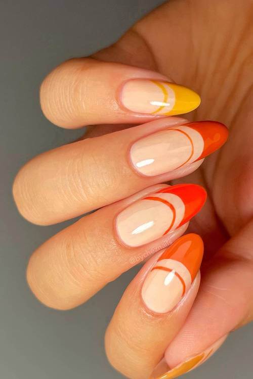 fall minimalist nails