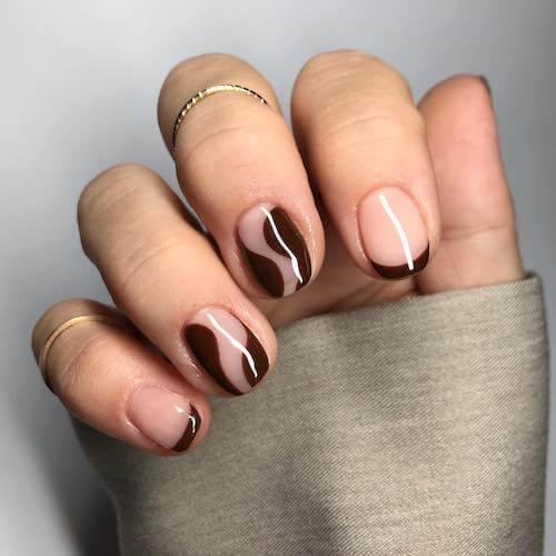 fall short nail designs