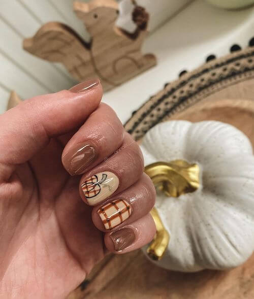 fall short nail designs