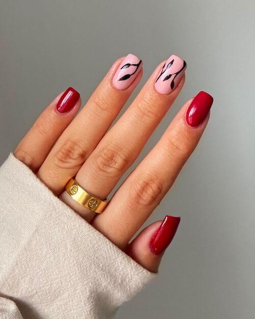 fall short nail designs