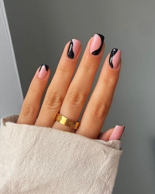 fall short nail designs