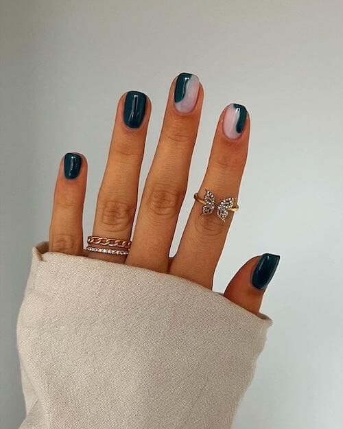 fall short nail designs