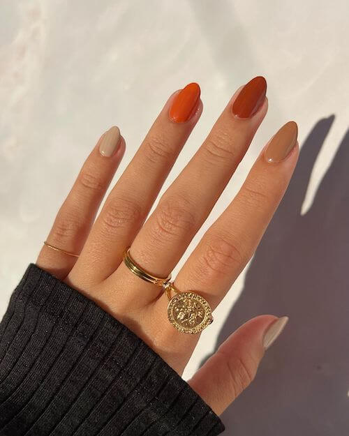 fall short nail designs