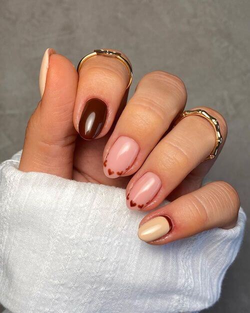 fall short nail designs