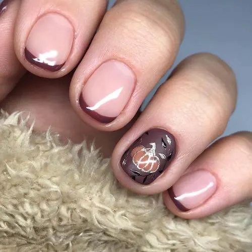 fall short nail designs