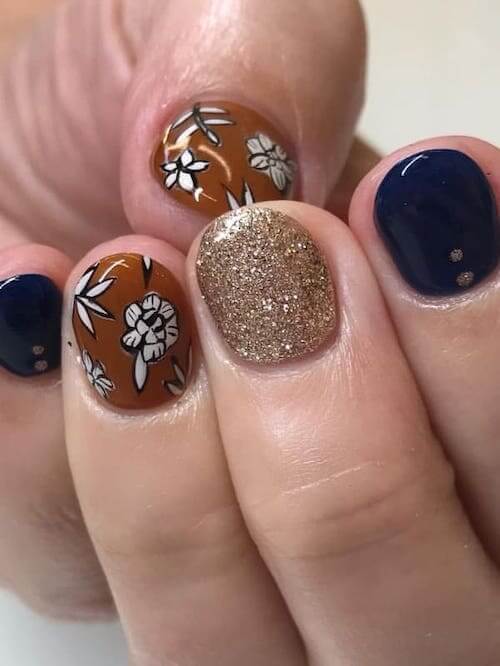 fall short nail designs