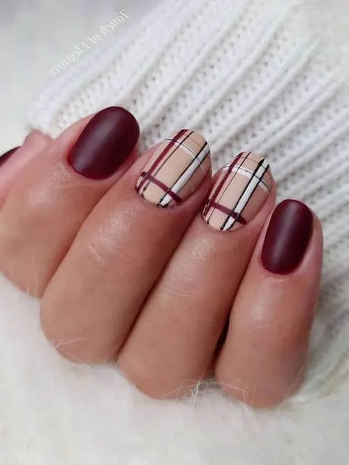 fall short nail designs