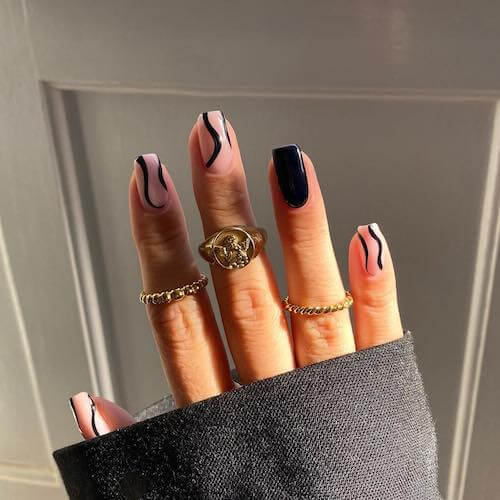 fall short nail designs