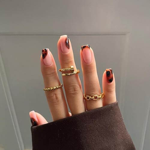 fall short nail designs