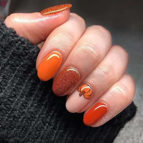 fall short nail designs