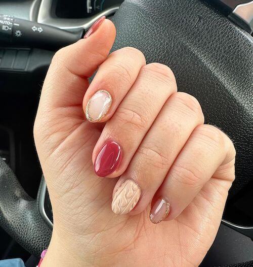 fall short nail designs