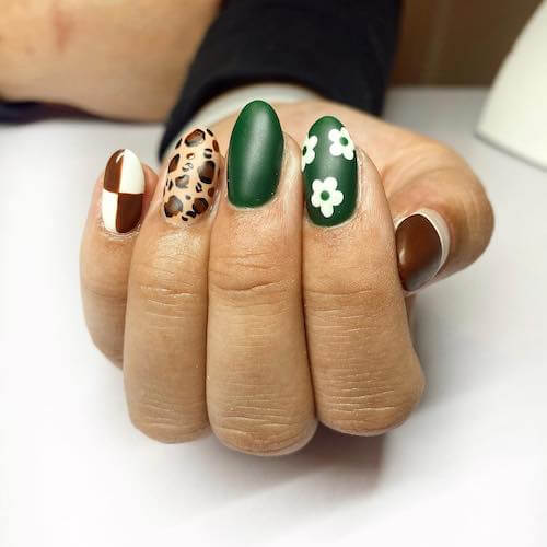 fall short nail designs