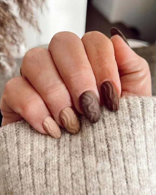 fall short nail designs