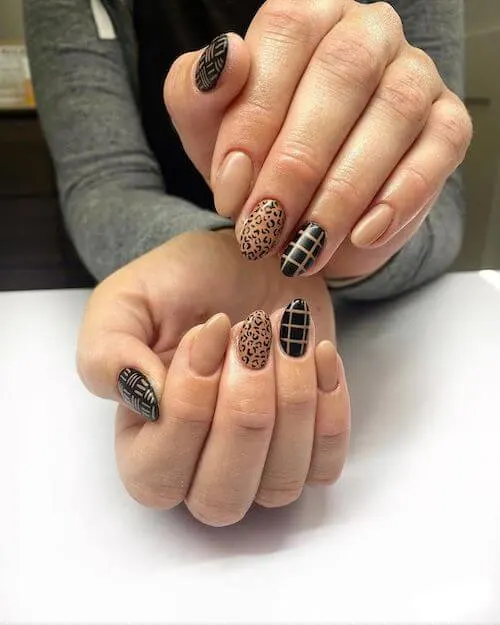 fall short nail designs