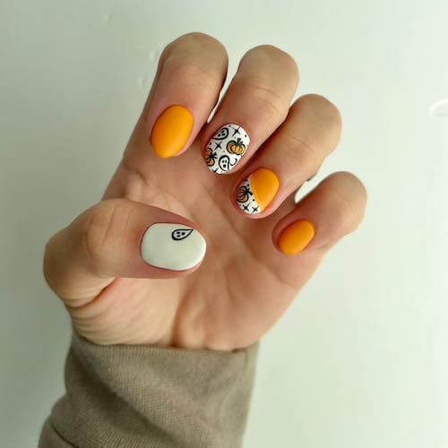 fall short nail designs