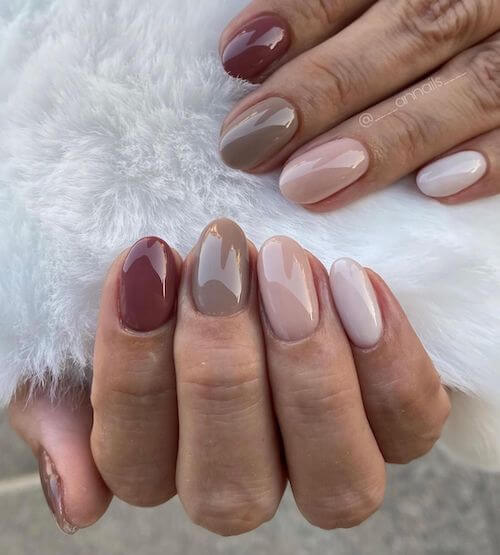 fall short nail designs