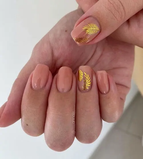 fall short nail designs